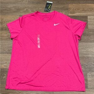 Nike Pink Crew Neck Athletic Tee